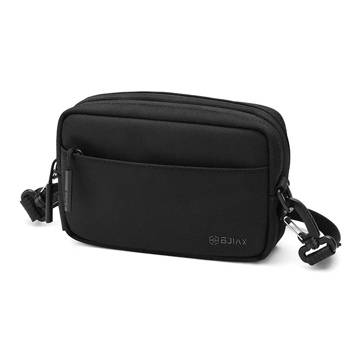 BJIAX Nylon Crossbody Bag Small Size Men's Black, Small/Black, Large Size-9