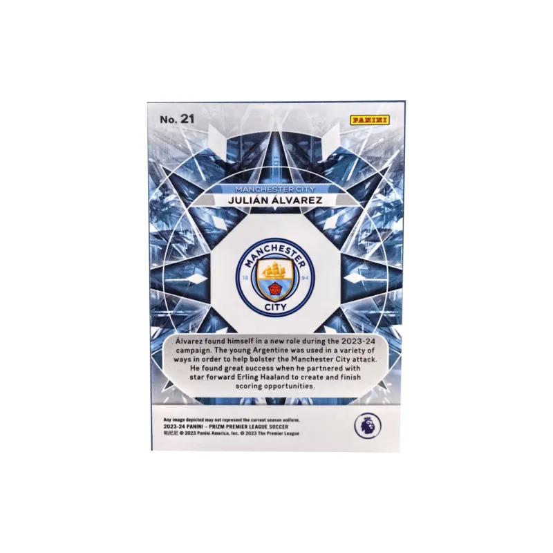 PANINI Alvarez Manchester City Spider-Man Argentina Kaleidoscope Special Card Player Card Card Pass Sports Cards 1 Pc-1