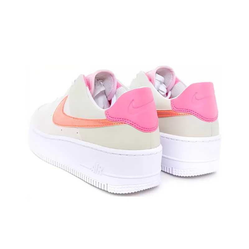 Nike Air Force 1 Sage Low Light Bone Hyper Crimson Women's-1