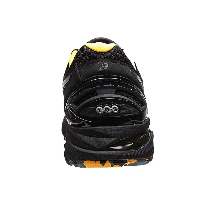 Asics GT-2000 5 Trail PlasmaGuard Wear-resistant And Lightweight Low-Top Running Shoes Men's Black Yellow-3