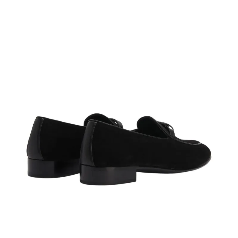 Giuseppe Zanotti Ewerton Almond toe Suede Loafers-3