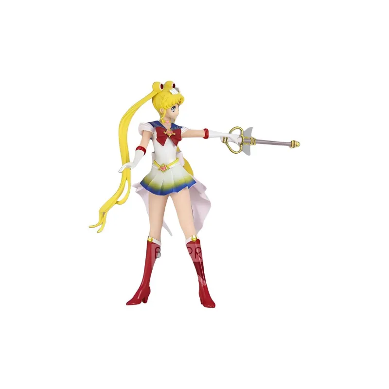 BANPRESTO Sailor Moon Eternal The Movie Glitter And Glamours Super Sailor Moon Version A Figure White & Yellow-0