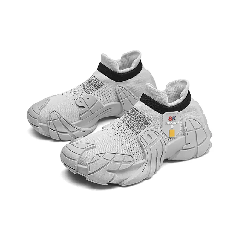 OUBT Anti-Slip Wear-Resistant Breathable Lightweight Mid-Top Running Shoes Men's-12