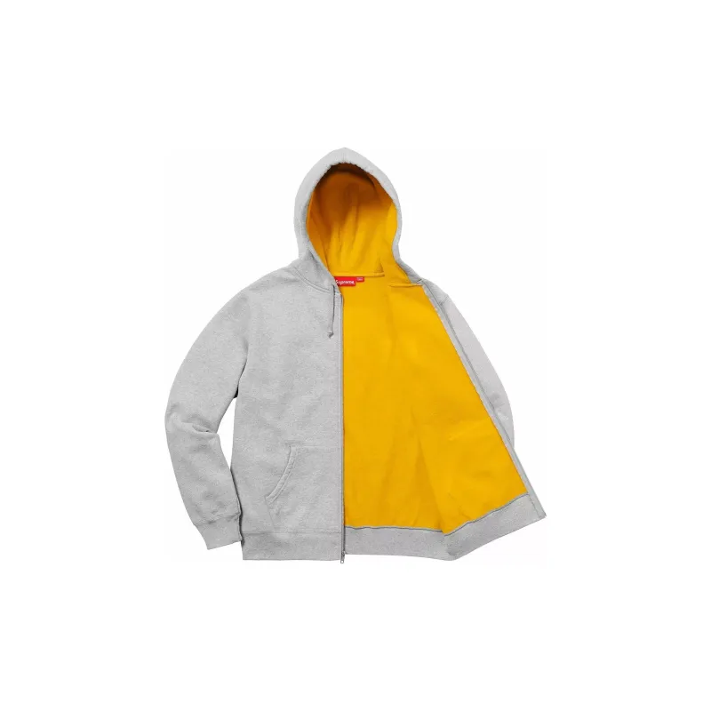 Supreme World Famous Zip Up Hooded Sweatshirt-5