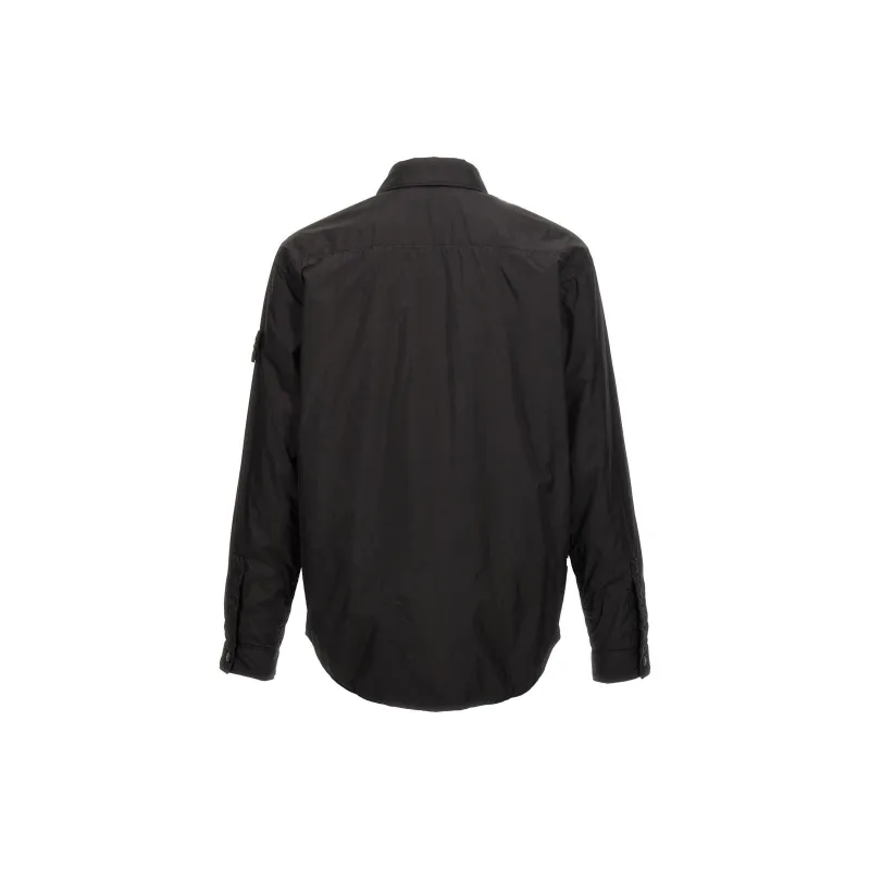 STONE ISLAND Logo Patch Zip Up Jacket-1