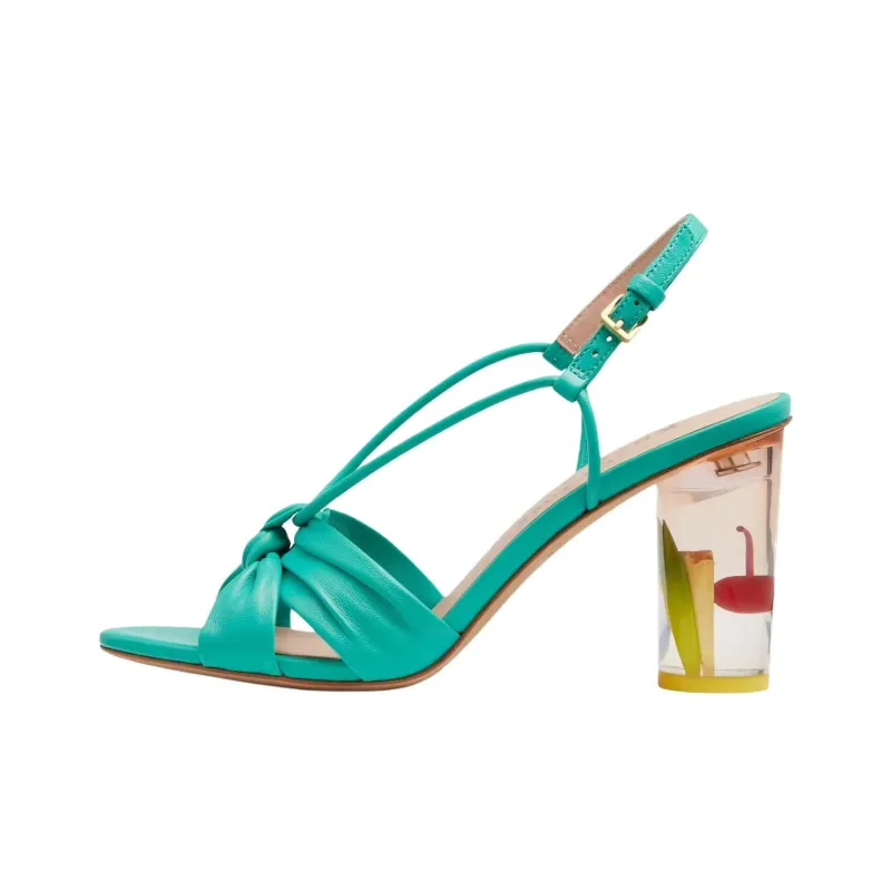 Kate Spade Mai Tai Strap Sandals 8.2cm Women's Green-0