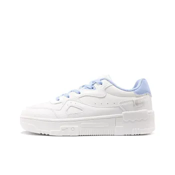 361° Life Collection Anti Slip Wear Resistant Low Top Skateboard Shoes Women's White Blue