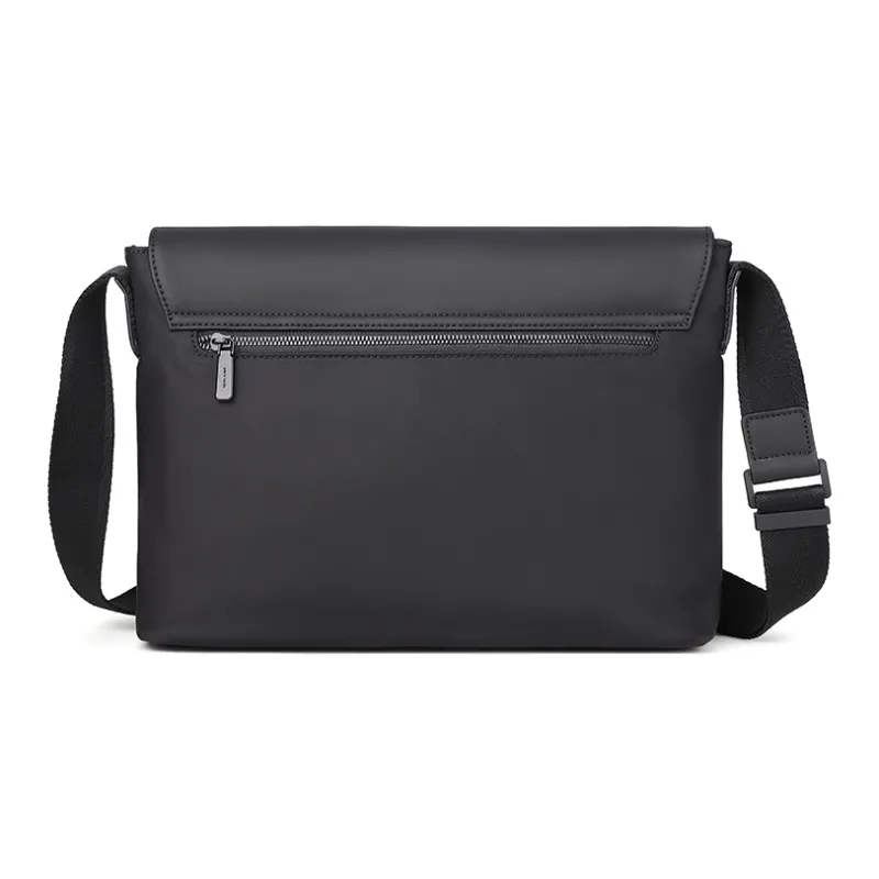 PIERRE CARDIN Fabric Shoulder Bag, Crossbody Bag Men's Black-2