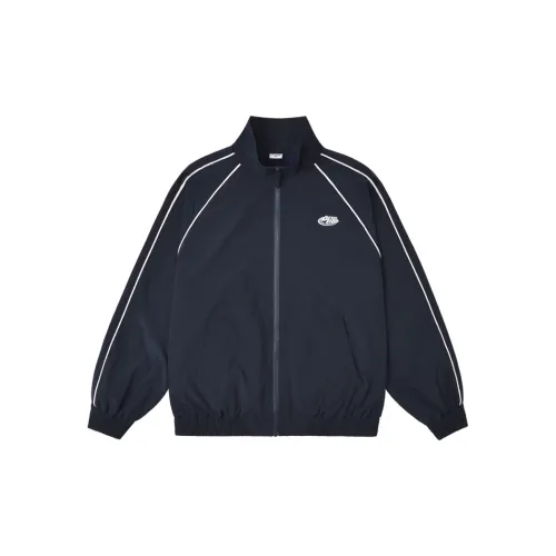 DESSUU Jackets Unisex Navy Blue