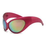 Red Frame with Pink Film
