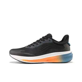 361° Cushioning Rebound Low Top Casual Running Shoes Men's Black Orange