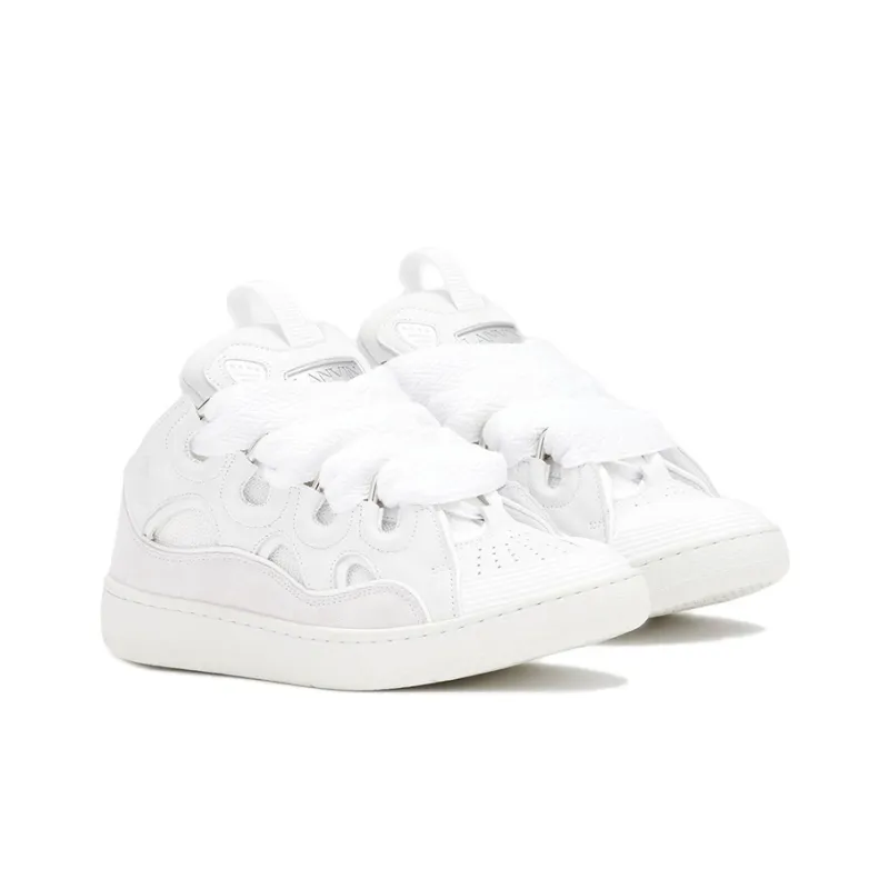 Lanvin Curb Sneaker White-2