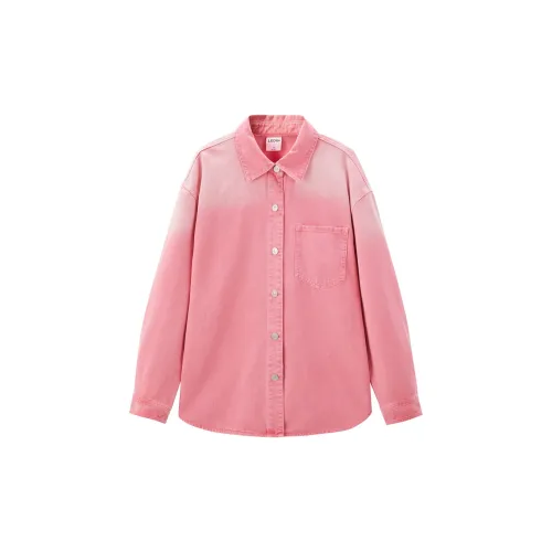 LEDIN Denim Jackets Women's Pink