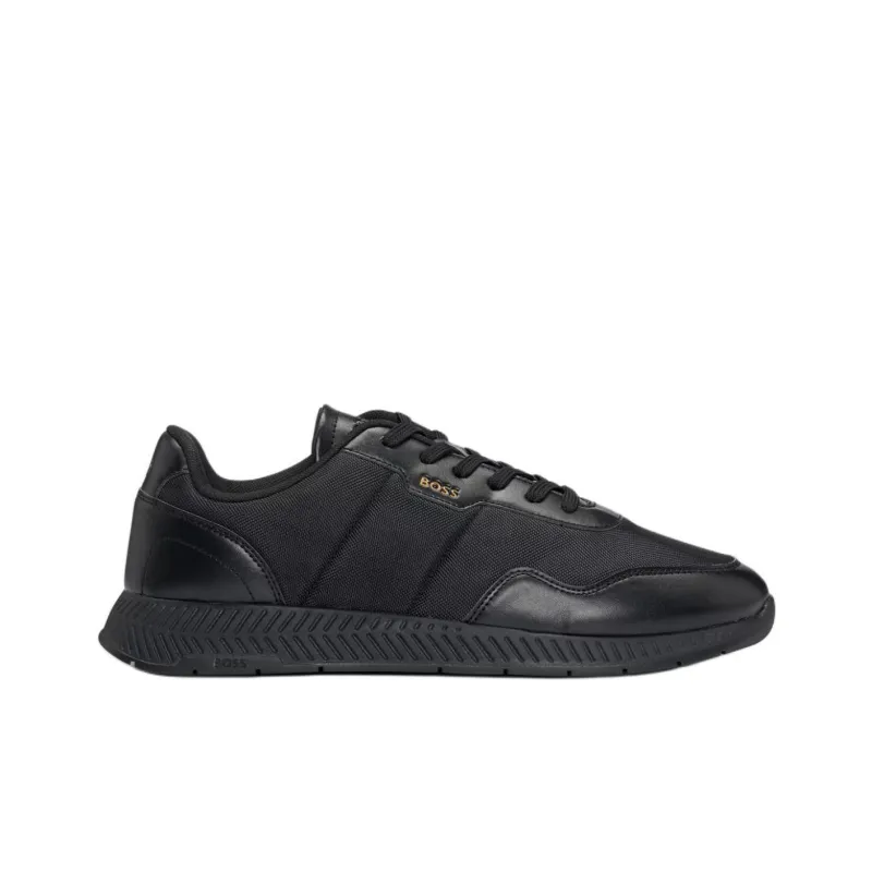 HUGO BOSS Low Top Casual Shoes Men's Black-1