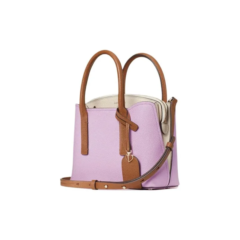 Kate Spade Grain Leather Handbag, Shoulder Bag, Crossbody Bag Mini Women's Purple-1