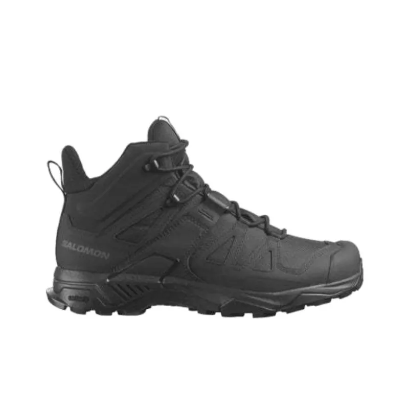 SALOMON XA FORCES Anti Slip Wear Resistant Mid Top Trekking Shoes Unisex Black-1