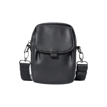 CARTELO PVC Shoulder Bag Crossbody Bag Cell Phone Pouch Unisex Black/Khaki