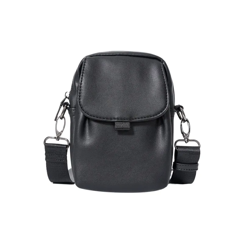 CARTELO PVC Cell Phone Pouch, Crossbody Bag, Shoulder Bag Unisex Black/Khaki-0