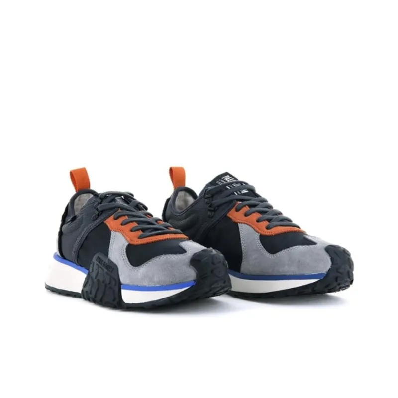 Palladium Troop Runner Anti-Slip Wear-Resistant Low-Top Casual Shoes Unisex Black Gray-2