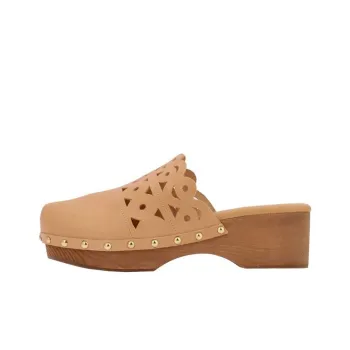 ANCIENT GREEK SANDALS Greco Clog Stylish Sandal 7cm Women's Light Brown