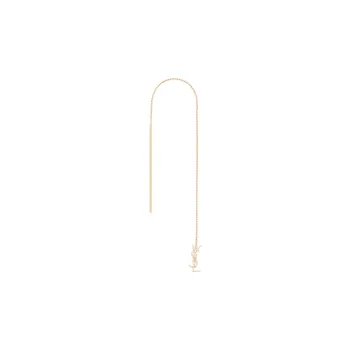 SAINT LAURENT 18K Gold Earrings Women's Gold
