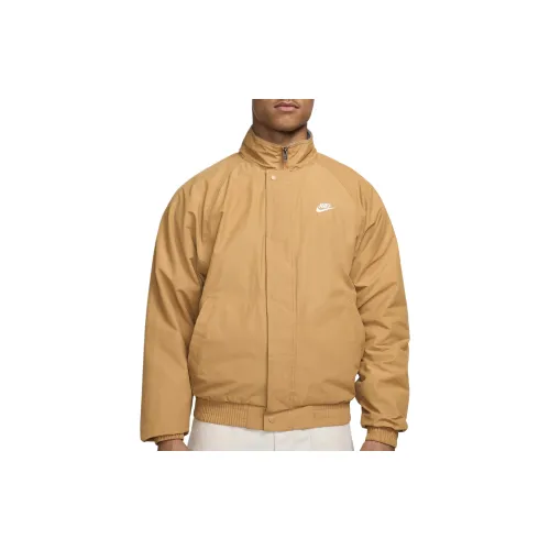 Nike Club Jackets Men Linen/White