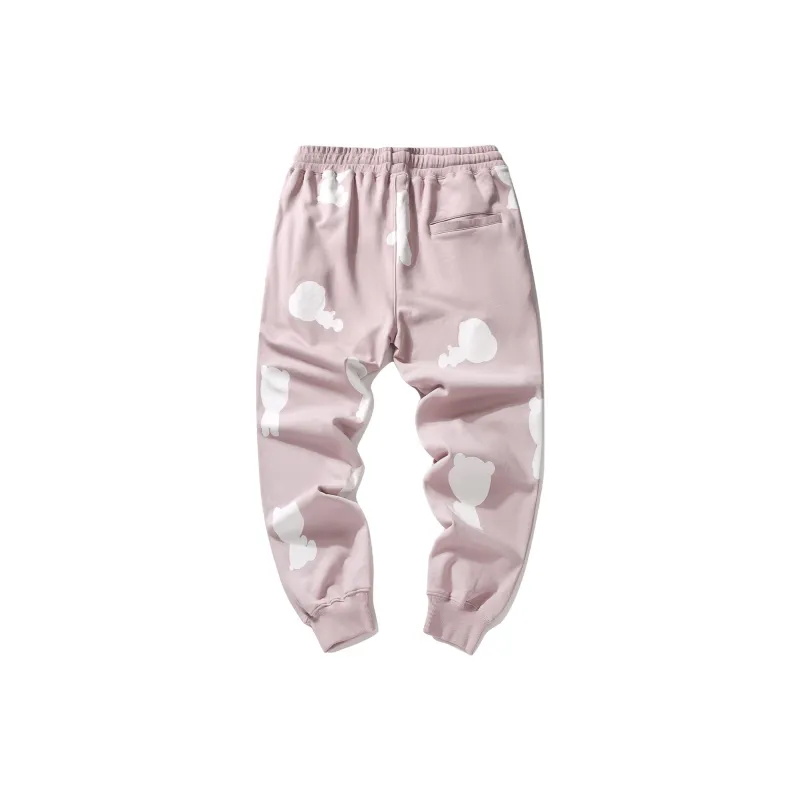 Guuka Sports Pants Unisex Dark Pink-1