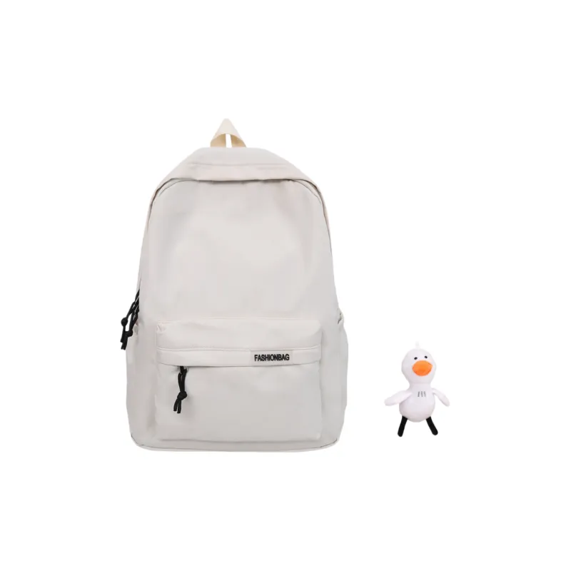 Villelon Nylon Backpack Unisex Black/White/Blue/Pink-5