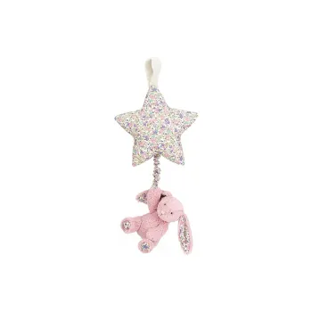 JELLYCAT Blossom Tulip Bunny Star Musical Pull Stuffed Animal