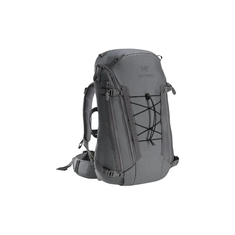 Arcteryx Plain Weave Outdoor Mountaineering Bag Backpack Regular Unisex Gray-0
