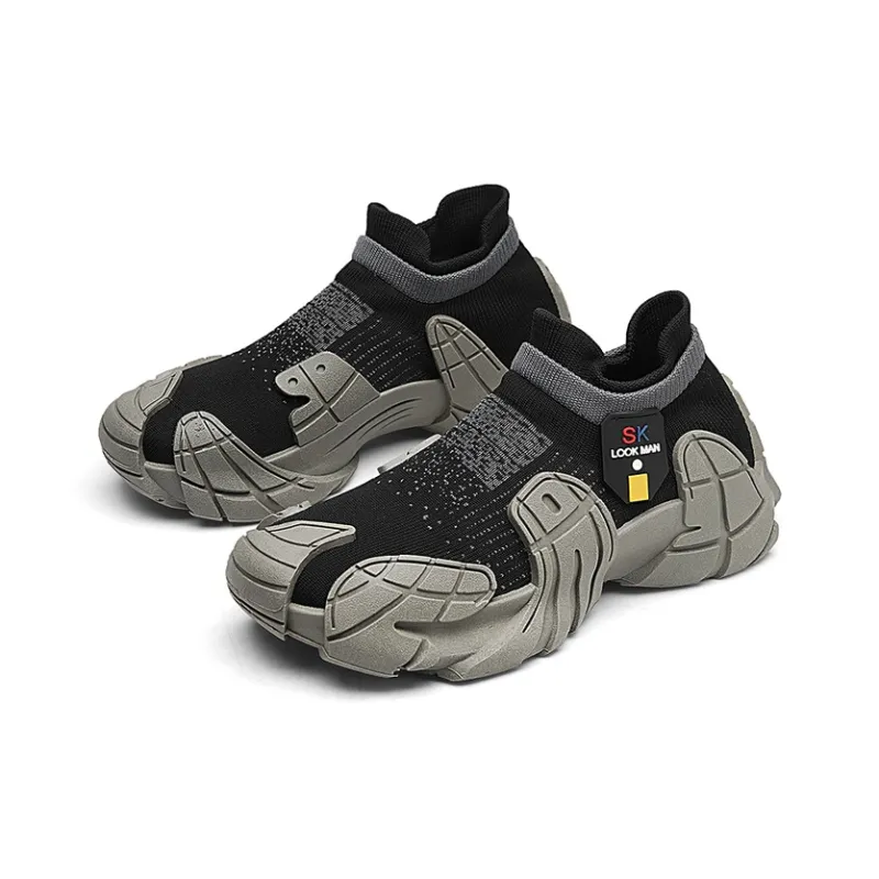 OUBT Anti-Slip Wear-Resistant Breathable Lightweight Mid-Top Running Shoes Men's-8