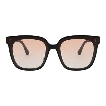 LOOK TR/Memory Plastic Square Sunglasses Unisex
