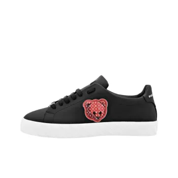 PHILIPP PLEIN Low Top Stylish Skateboarding Shoes Men's Black