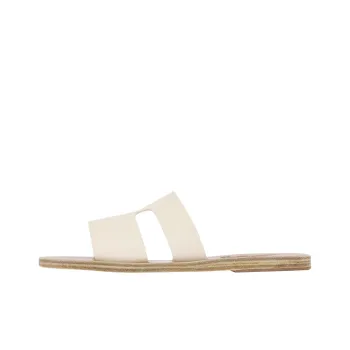 ANCIENT GREEK SANDALS Slide Slippers Women's Gray White