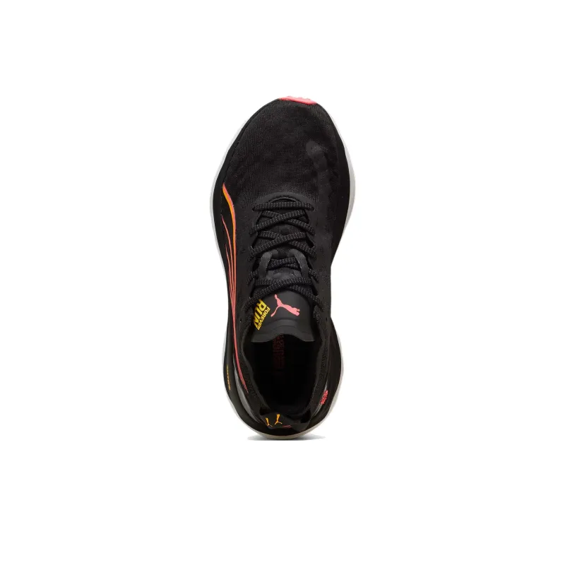 PUMA ForeverRUN Nitro Anti Slip And Wear Resistant Breathable Low Top Casual Running Shoes Women's Black-3