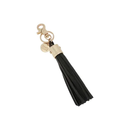 See By Chloe Grained Cow Leather Keychains Women's Black