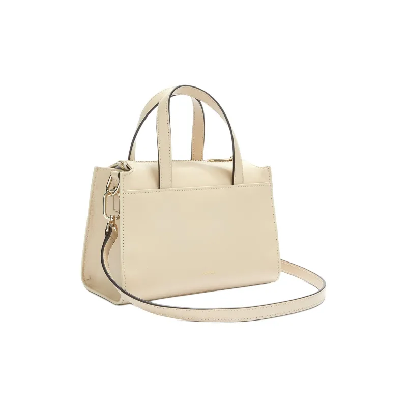Furla Natural Leather Shoulder Bag Crossbody Bag Handbag Small Size Women's Beige-1