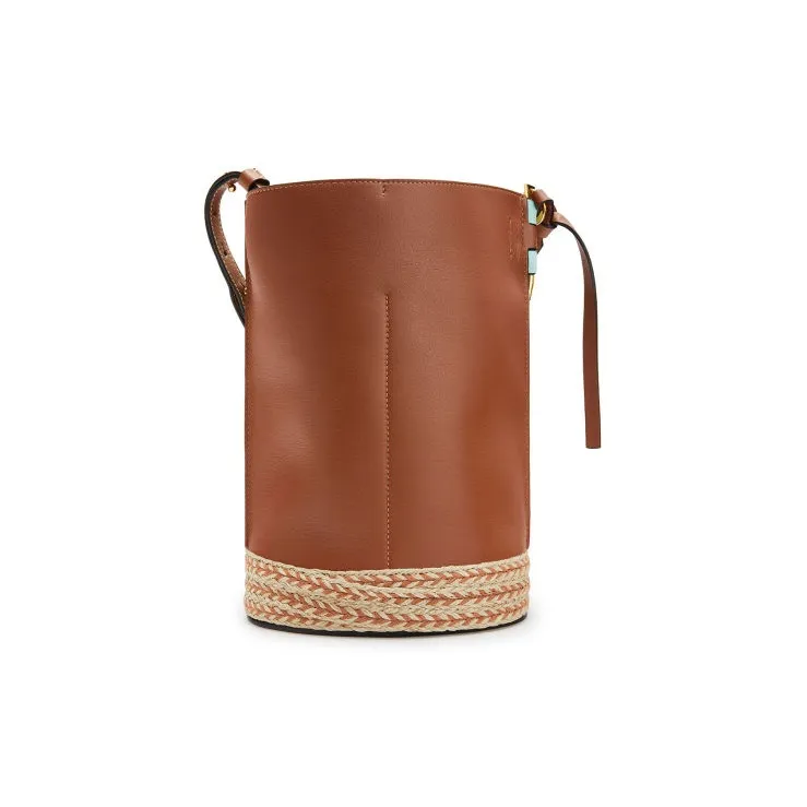 LOEWE Gate Cow Leather Bucket Bags Shoulder Bag Crossbody Bag Regular Women's Blue-3