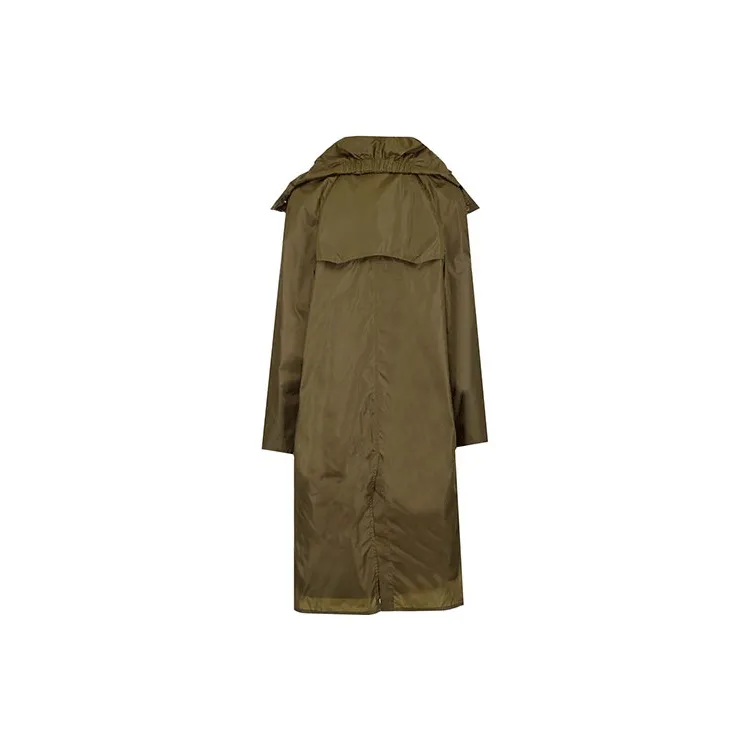 Moncler Trench Coats Women's Army Green-1