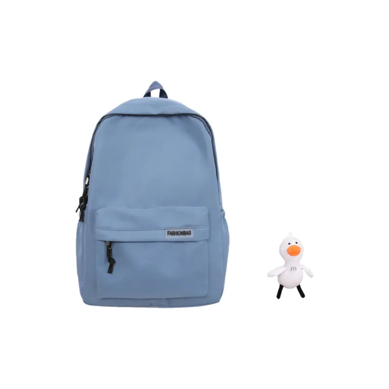 Villelon Nylon Backpack Unisex Black/White/Blue/Pink-10