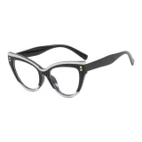 Black Frame with White Lens