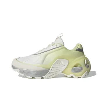 Adidas Edge Runner Anti Slip Wear Resistant Low Top Casual Running Shoes Unisex White Yellow