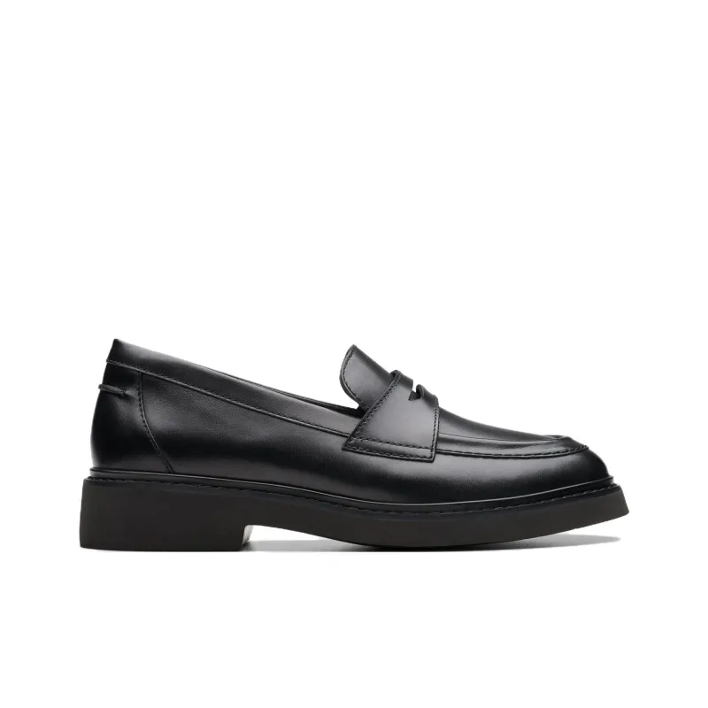 Clarks Loafers Women's Black-1