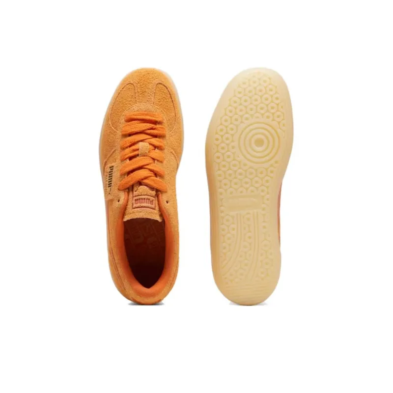 PUMA Palermo Hairy Slip Resistant, Abrasion Resistant, Lightweight Low Top Skateboard Shoes Men's Orange-3