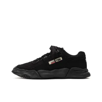 MIHARA YASUHIRO Parker Wear-resistant And Lightweight Low-Top Skateboard Shoes Unisex Black