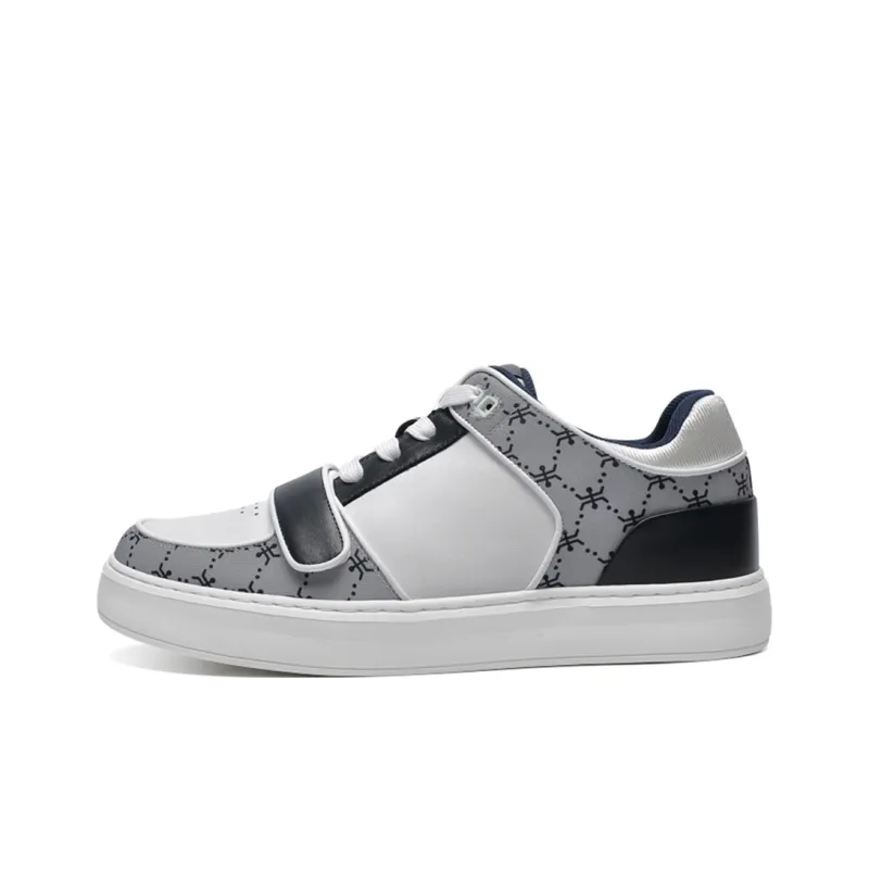 He Jinchang Anti Slip And Wear Resistant Lightweight Balance Skateboard Shoes Men's Black White-0