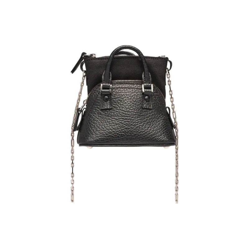 Maison Margiela Numbers-Patch Zipped Mini Shoulder Bag-5
