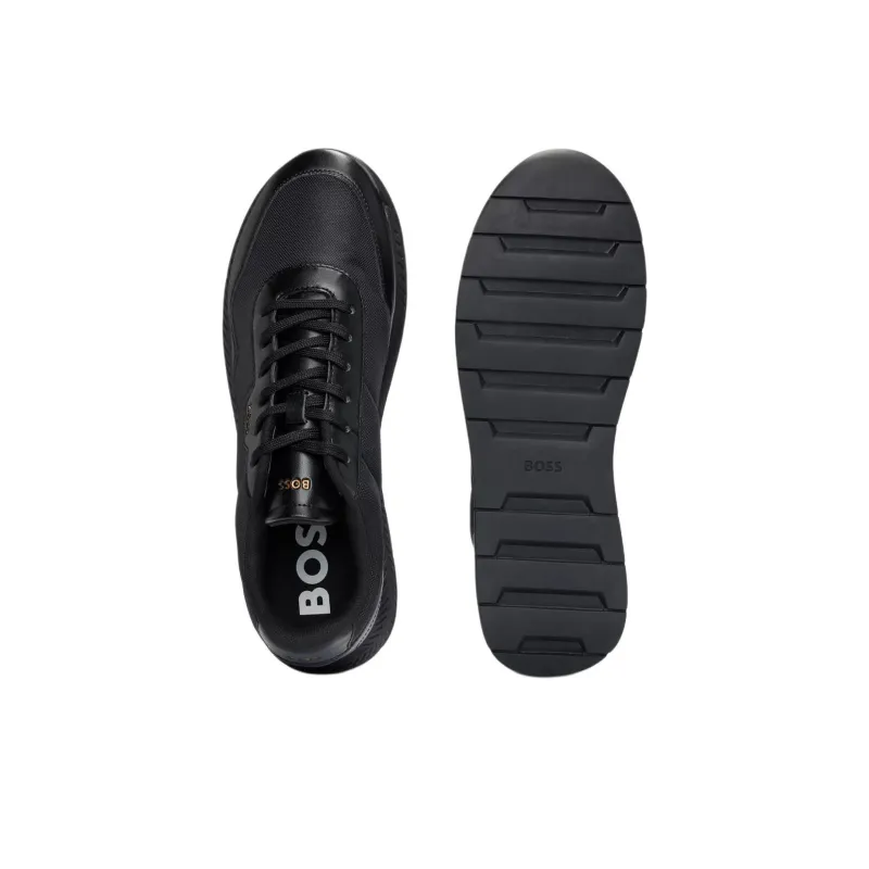 HUGO BOSS Low Top Casual Shoes Men's Black-4