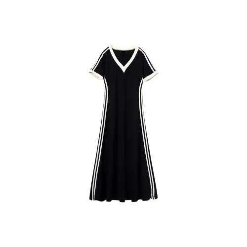 Incolore Short-Sleeved Dresses Women's Black