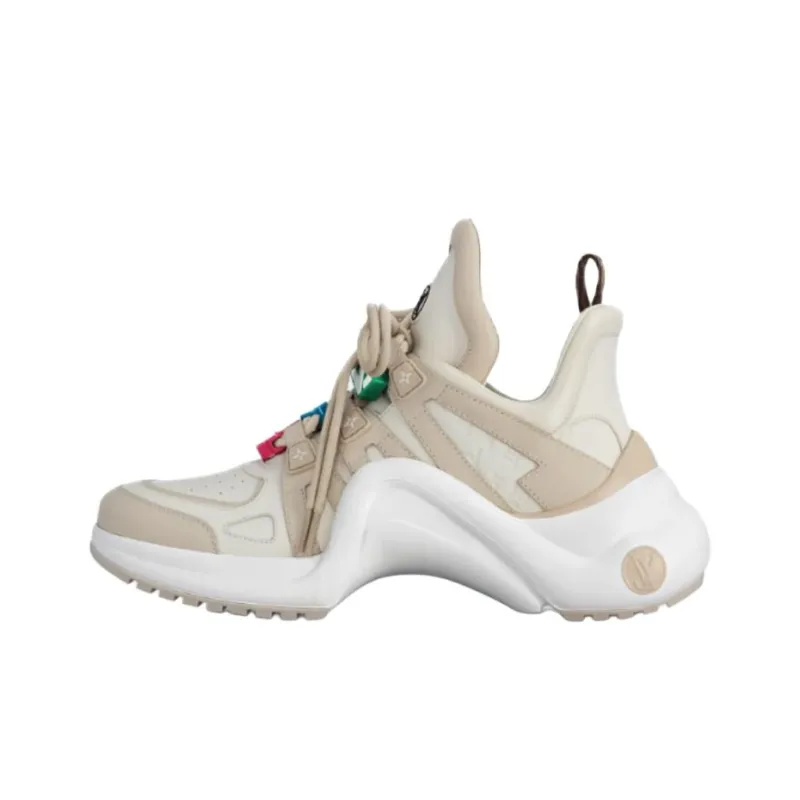 LOUIS VUITTON Archlight Low-Top Casual Shoes 5cm Women's Beige-0
